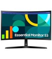 SAMSUNG LCD Monitor  LS24D366GAUXEN 24" Business/Curved Panel VA 1920x1080 16:9 100Hz 4 ms Tilt Colour Black LS24D366GAUXEN