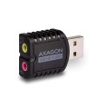 AXAGON SOUND CARD MINI ADAPTER USB2.0/96KHZ/24BIT ADA-17 