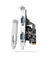 AXAGON NET CARD PCIE 2PORT 250KBPS/SP&LP PCEA-S2N 