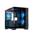 CHIEFTEC Case  VISIO GM-30B-TG-OP MidiTower Case product features Transparent panel Not included ATX MicroATX MiniITX Colour Bla