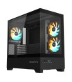 GIGABYTE Case  C201 PANORAMIC MidiTower Case product features Rackmountable/Removeable HDD basket/Transparent panel Not included